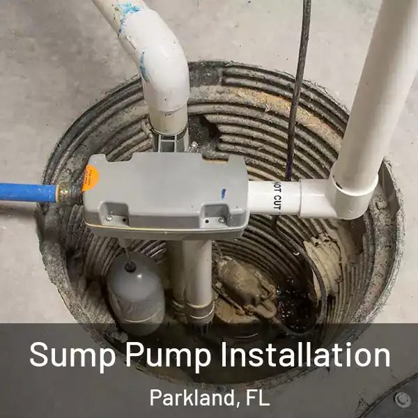  Sump Pump Installation Parkland, FL